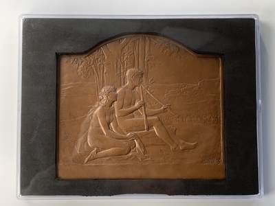 掌中浮雕-藏着的欧洲第051场 - 名家名作之《音乐》，  作者: 夏尔.皮列（ch.pillet）  规格: 177mm*155mm