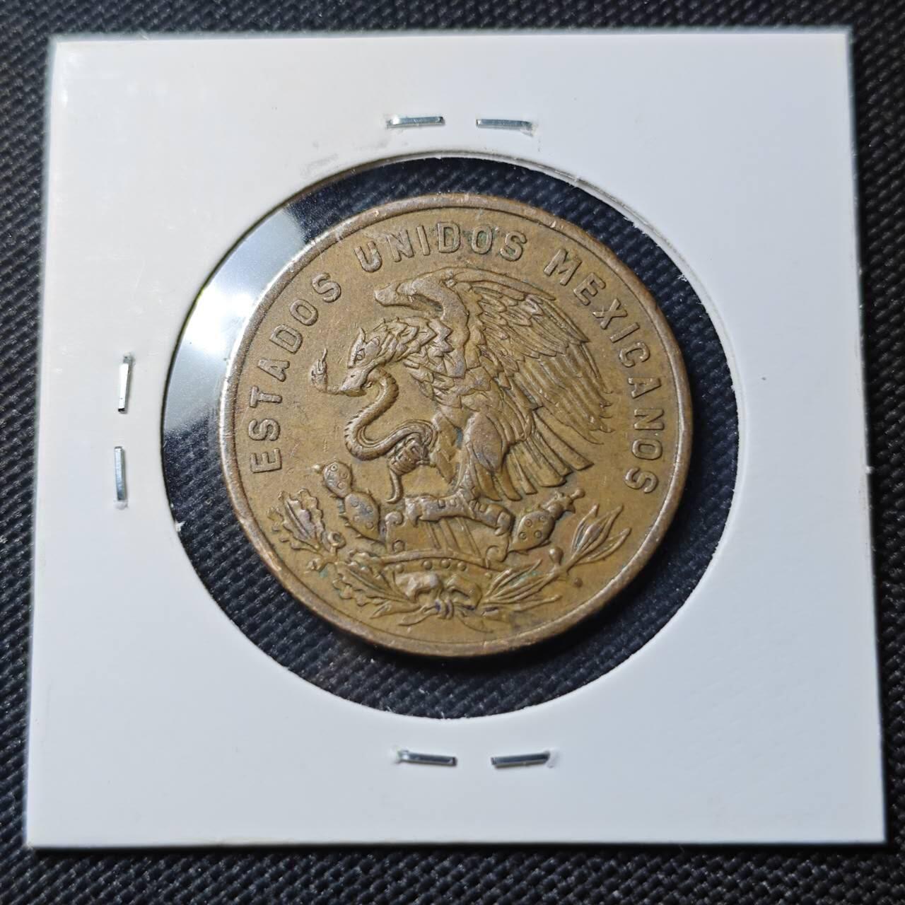 KK钱币收藏小铺  第390期  2月预留时间 周末发货  墨西哥20分铜币