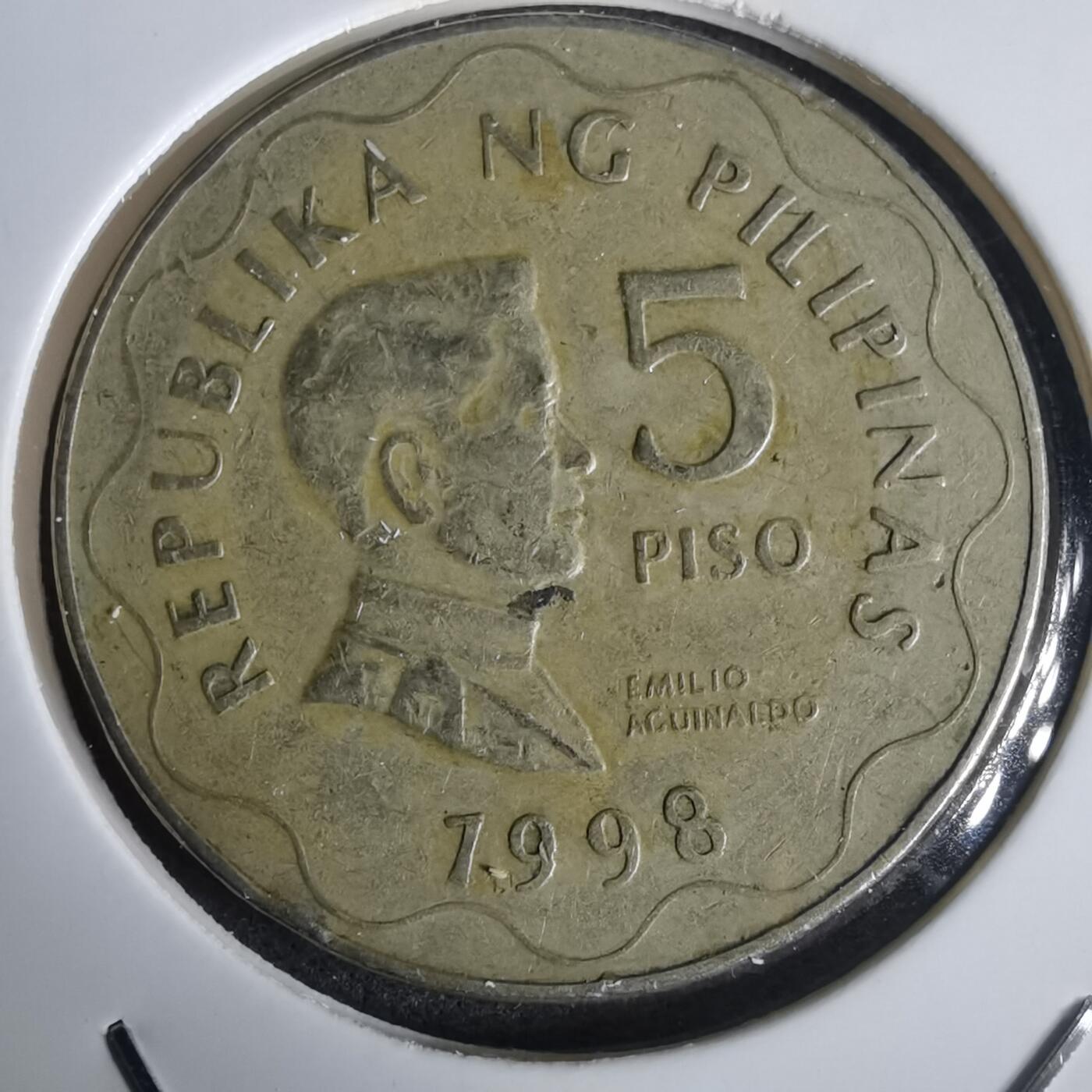 沼泽如烟--第976场 菲律宾1998年5比索