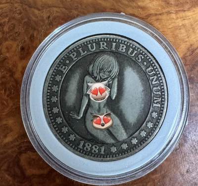 得物收藏 Chase Auction 第35期 - - 外钞、银元、民国钞和人民币混合场！持续更新中！ - 美国风情银币，重23克，含银量70%！