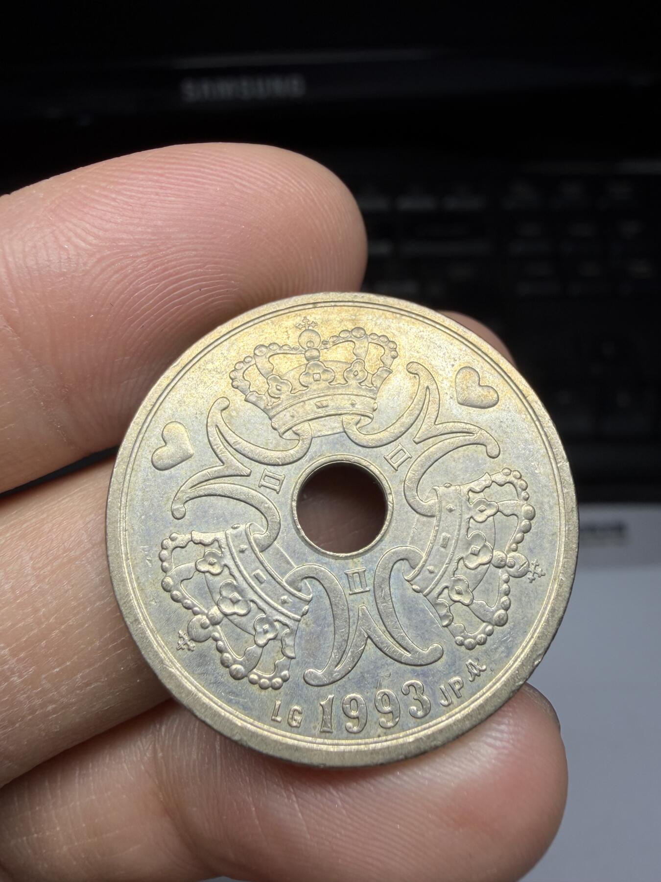 2025年集古藏今外币拍卖第二期-第1场—（总第301拍），可以寄存60天，满160元包邮。 1993年丹麦5克朗