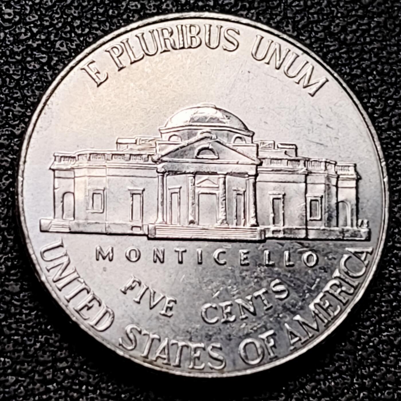 泉币菌-第176场- 精品福利场 美国2016年5美分纪念币 杰斐逊 及 故居蒙蒂塞洛庄园 21mm 