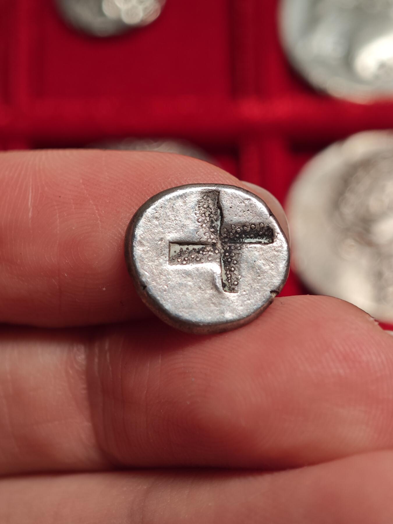 古希腊色雷斯小母牛半德拉克马银币