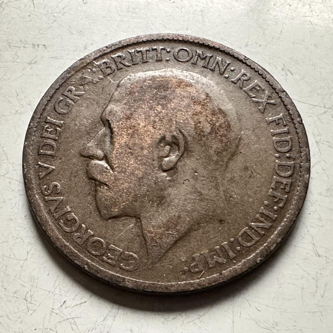 🌹外币初藏🌹🐯2026年第13场  每周二四六晚8️⃣点 接代拍 英国1922年1/2便士