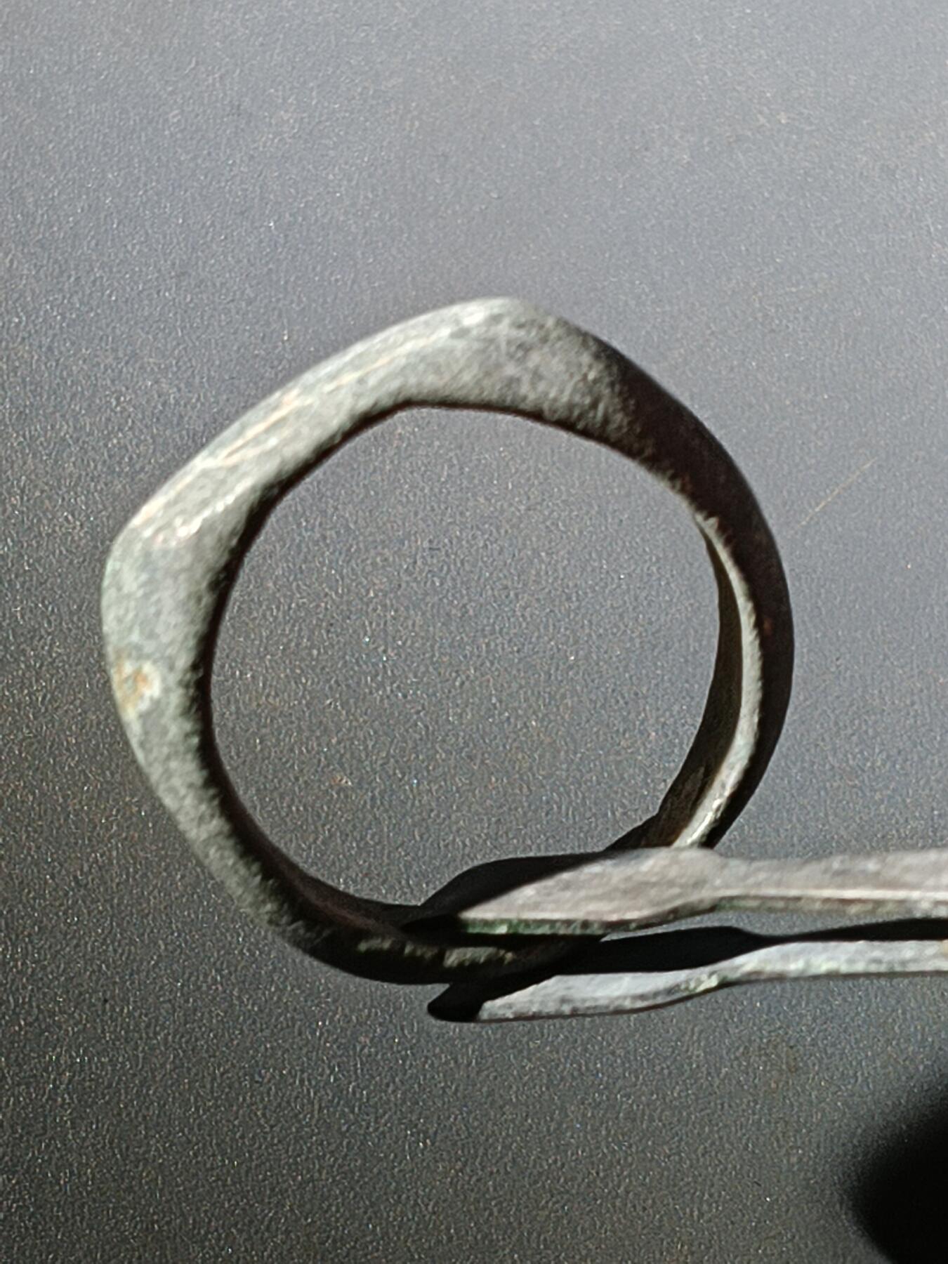 113期新疆红钱粟特钱币丝路钱币专场 老铜戒指