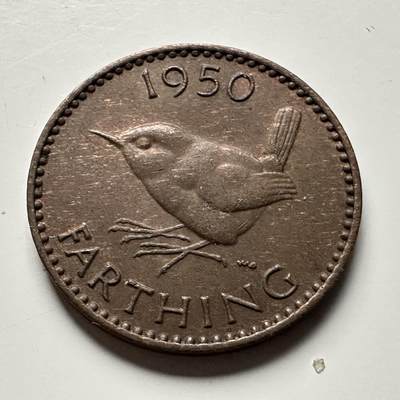 🌹外币初藏🌹🐯2026年第13场  每周二四六晚8️⃣点 接代拍 - 英国1950年一法新 a