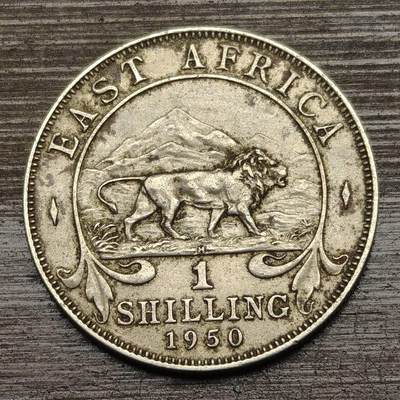 【铜匠收藏】★第141★散币专场 不寄存，30包邮。不满30元，支付5元运费。《接受代拍 代送NGC评级》 - 80【无寄存】英属东非 1950年 1先令 乔治六世