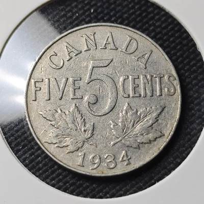 KK钱币收藏小铺  第390期  2月预留时间 周末发货 -  加拿大5分镍币