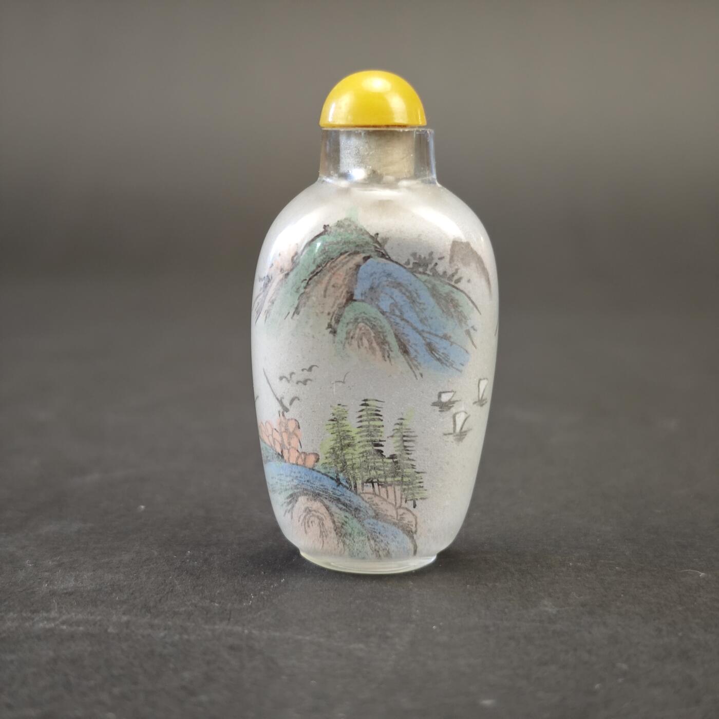 上海都达杂项专场九（全场包邮） 清 内画山水鼻烟壶1-542