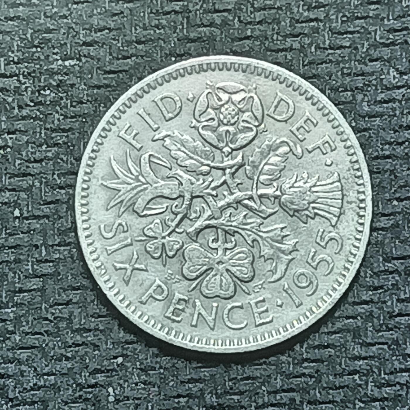 新2026B第六组世界各国精品钱币奖章纪念章花钱401-830 819英国6便士