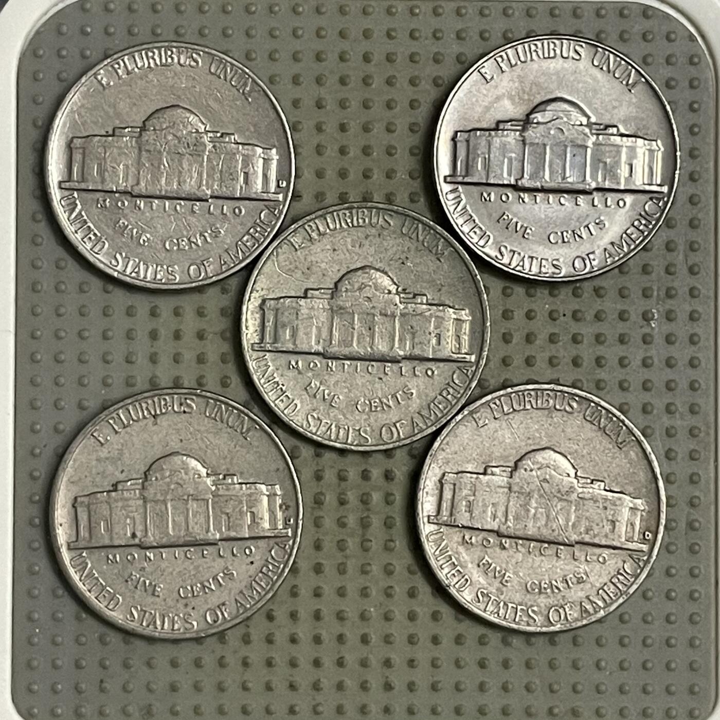 2026年第18场各国散币拍卖（总第168场） 美国5美分5枚