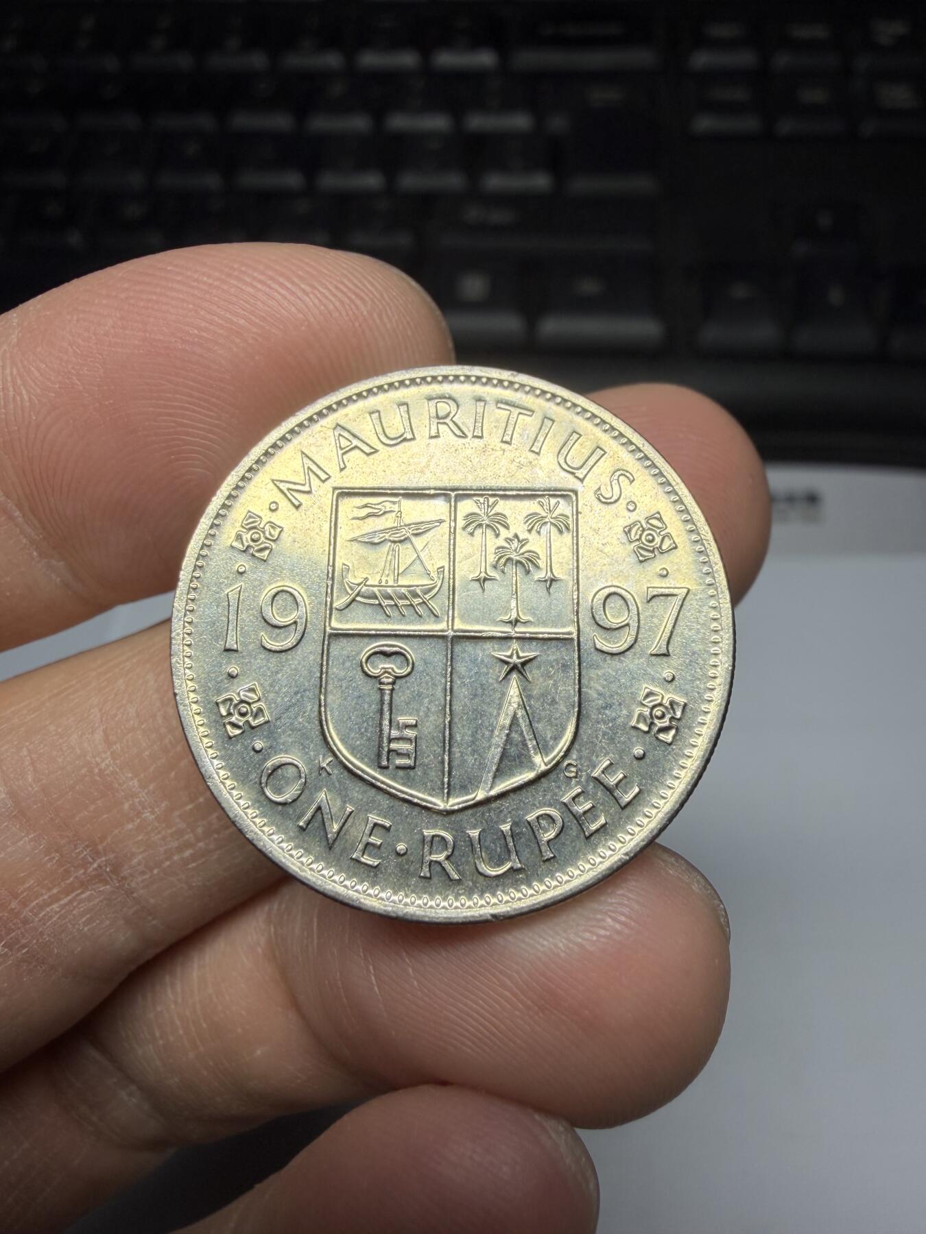 2025年集古藏今外币拍卖第二期-第1场—（总第301拍），可以寄存60天，满160元包邮。 1997年毛里求斯1卢比
