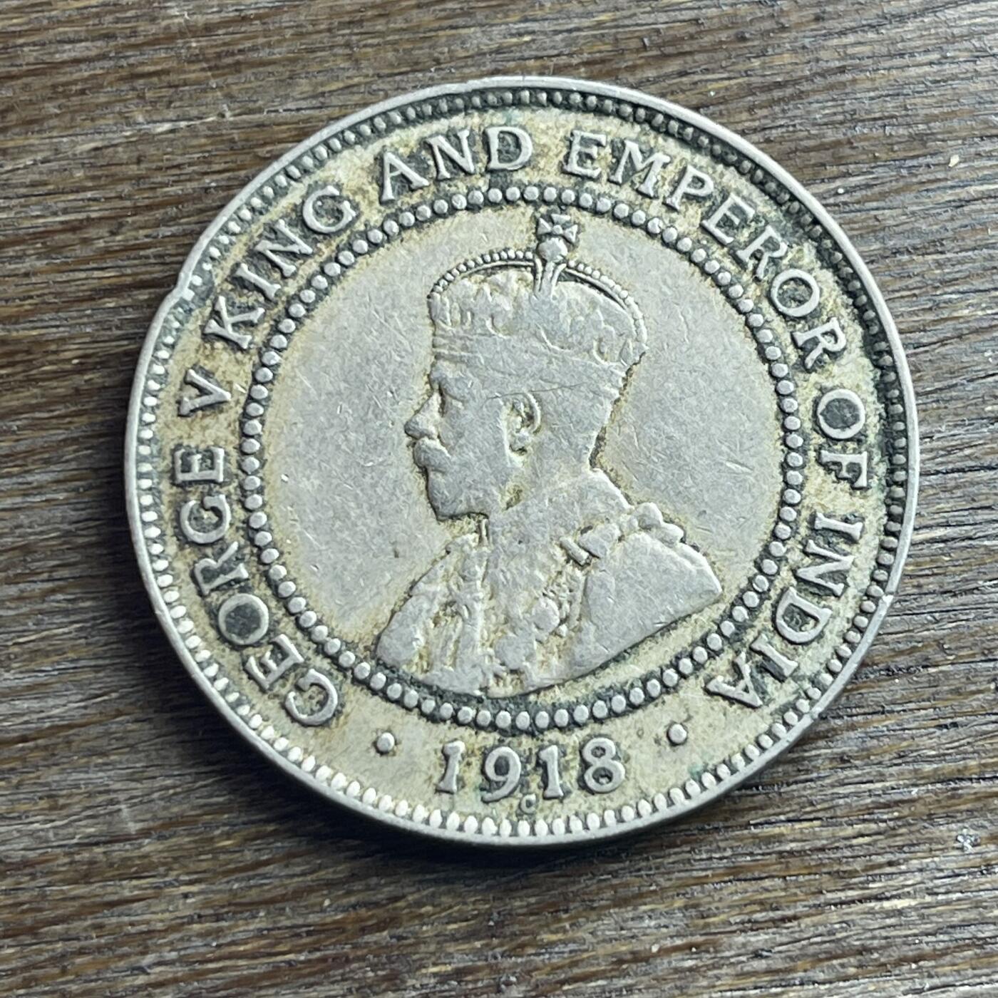 【本场4.12号发货】★第145加场★精品硬币 套币专场 不寄存，200包邮。不满200元，支付5元运费。《接受代拍 代送NGC评级》 100【无寄存】1918牙买加 乔五 1便士 镍币