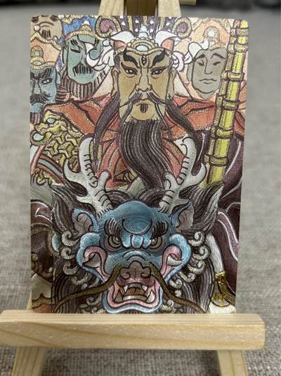 喜灰玩卡拍卖第四期，接代拍，免佣金帮卡友们拍卖，欢迎送拍，释放现金流，让自己有资金可以购买更多喜欢的卡牌，让别的卡友能淘到更多心仪的卡牌 - 赵洛严绘闻仲粗闪卡一张