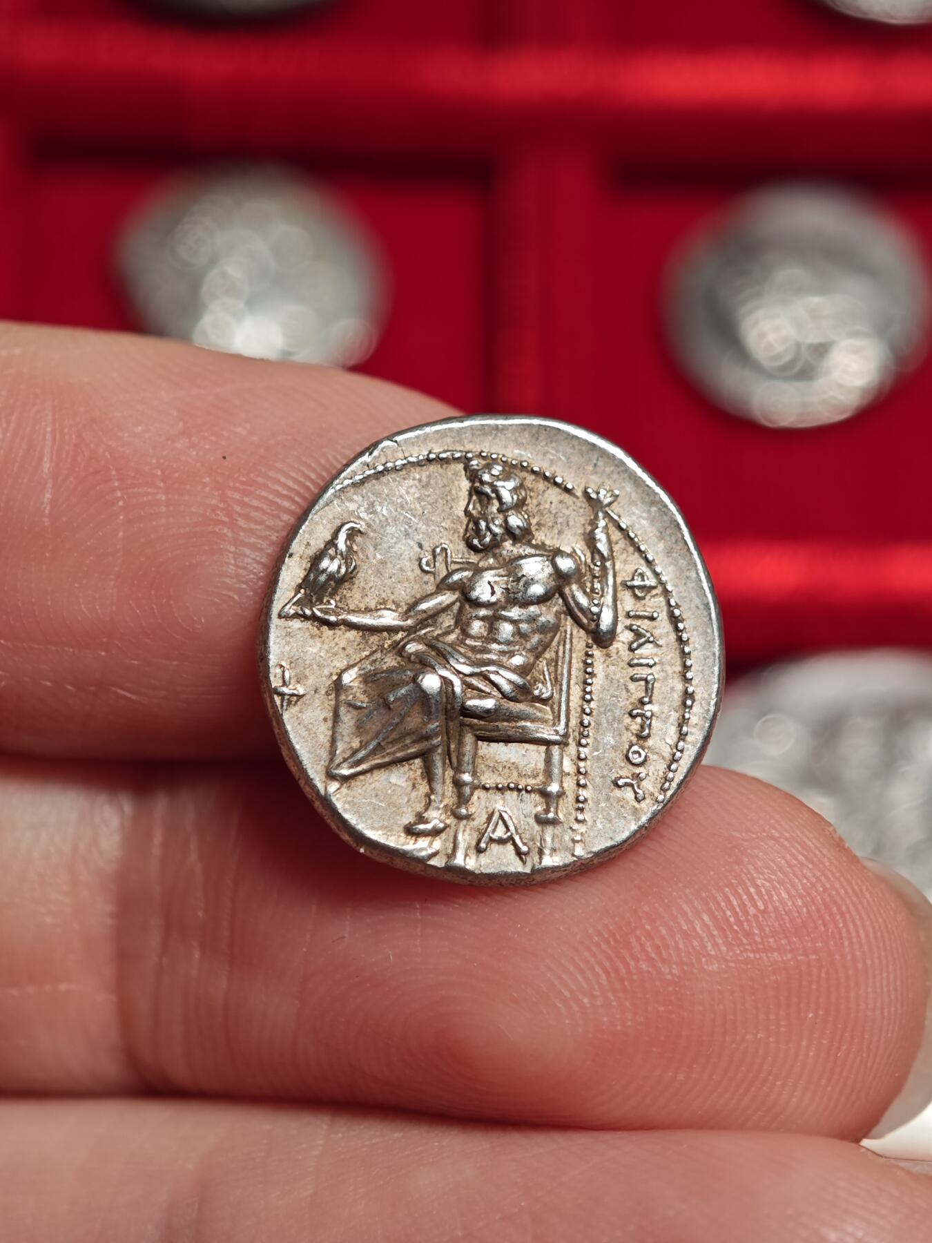 评级古希腊亚历山大大力神一德银币