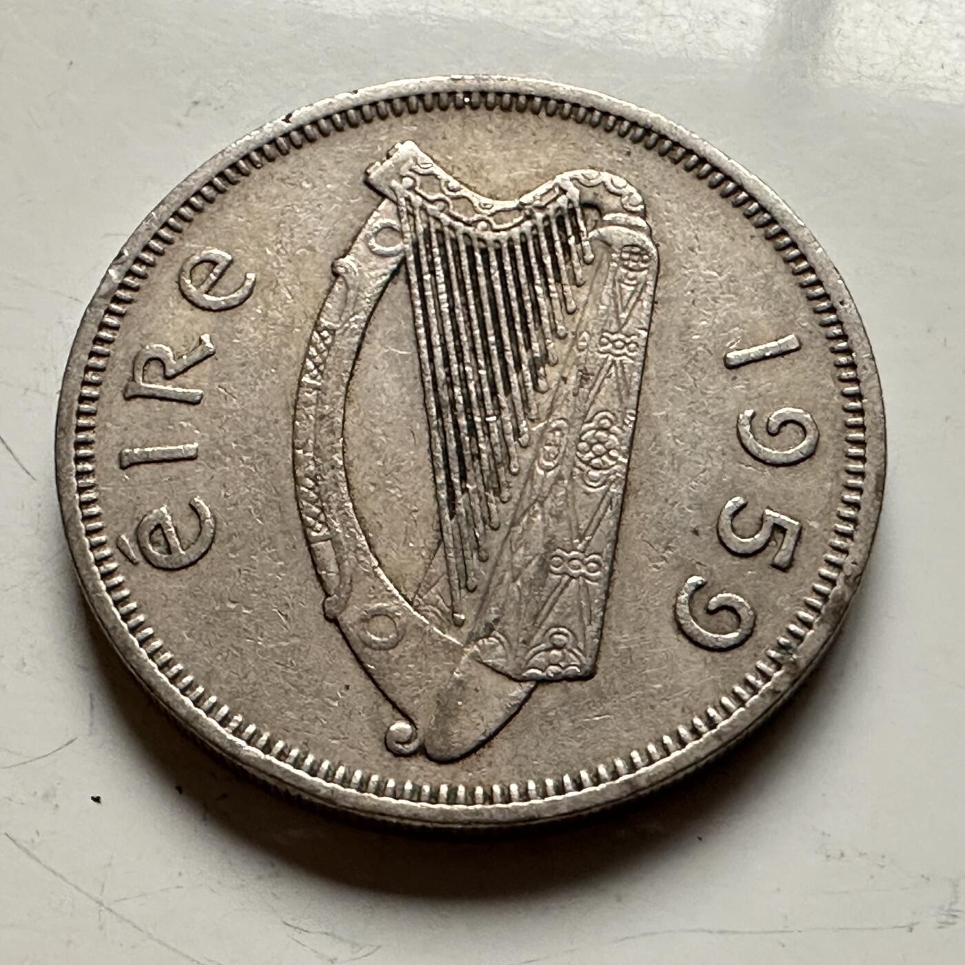 🌹外币初藏🌹🐯2026年第13场  每周二四六晚8️⃣点 接代拍 爱尔兰1959年2先令