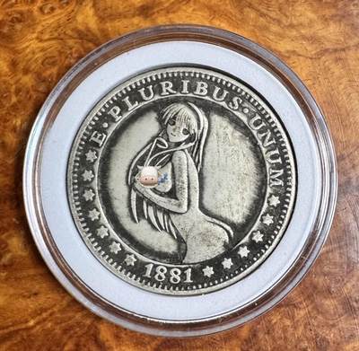 得物收藏 Chase Auction 第35期 - - 外钞、银元、民国钞和人民币混合场！持续更新中！ - 美国风情银币，重23克，含银量70%！