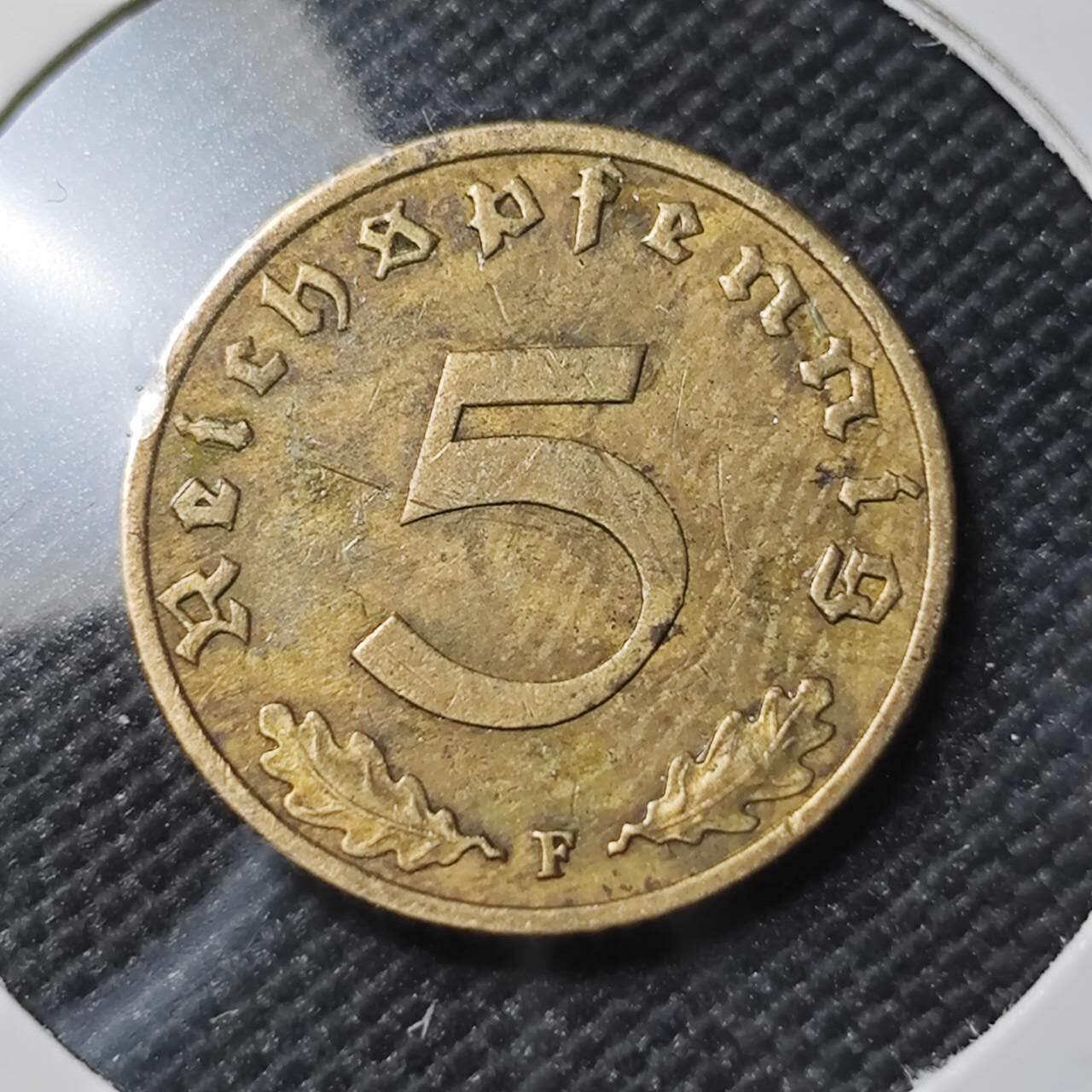 KK钱币收藏小铺  第390期  2月预留时间 周末发货  德国5芬尼