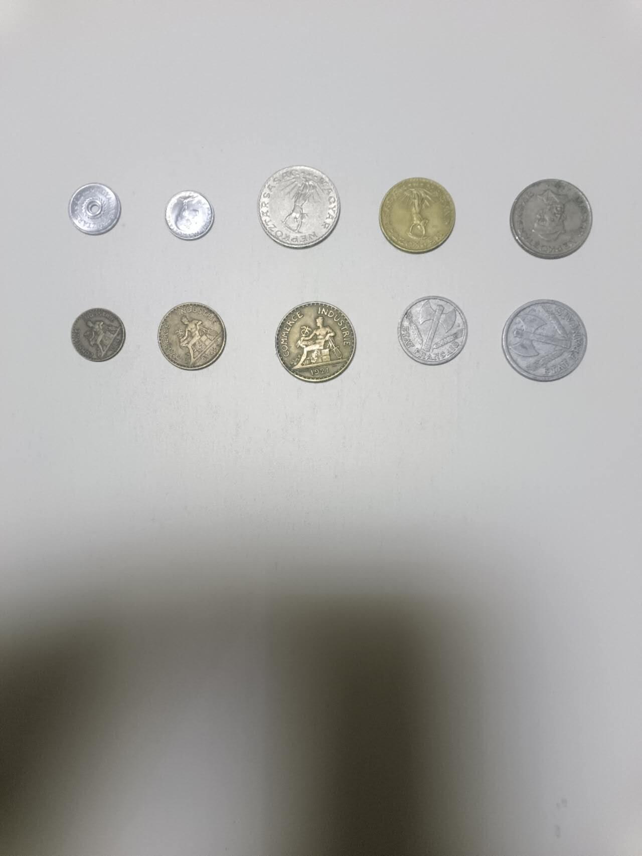 【20260129】非全新纸币和硬币第330场 欧洲国家10枚硬币不同版本