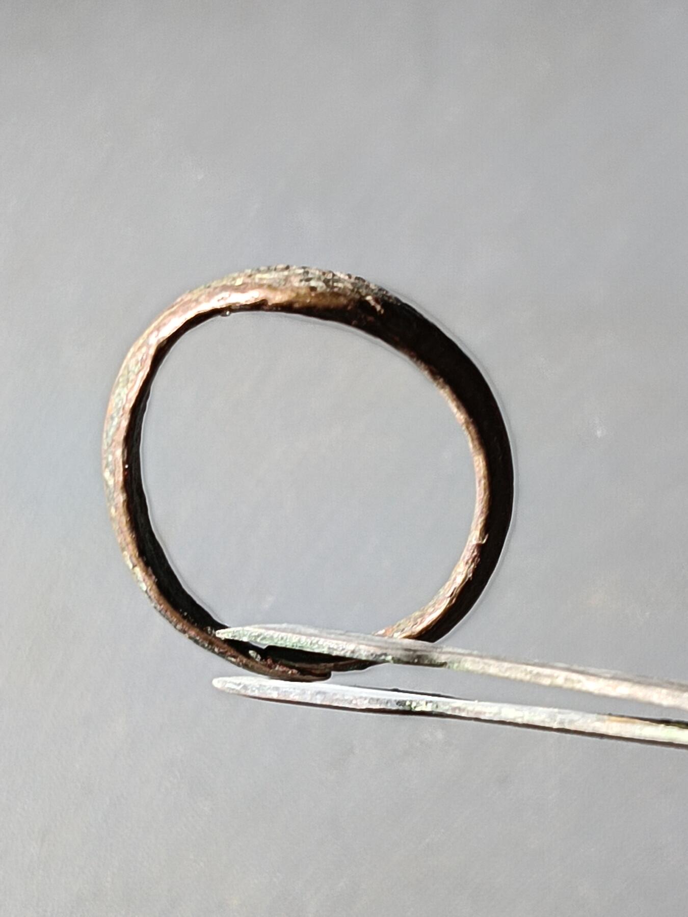 113期新疆红钱粟特钱币丝路钱币专场 老铜戒指