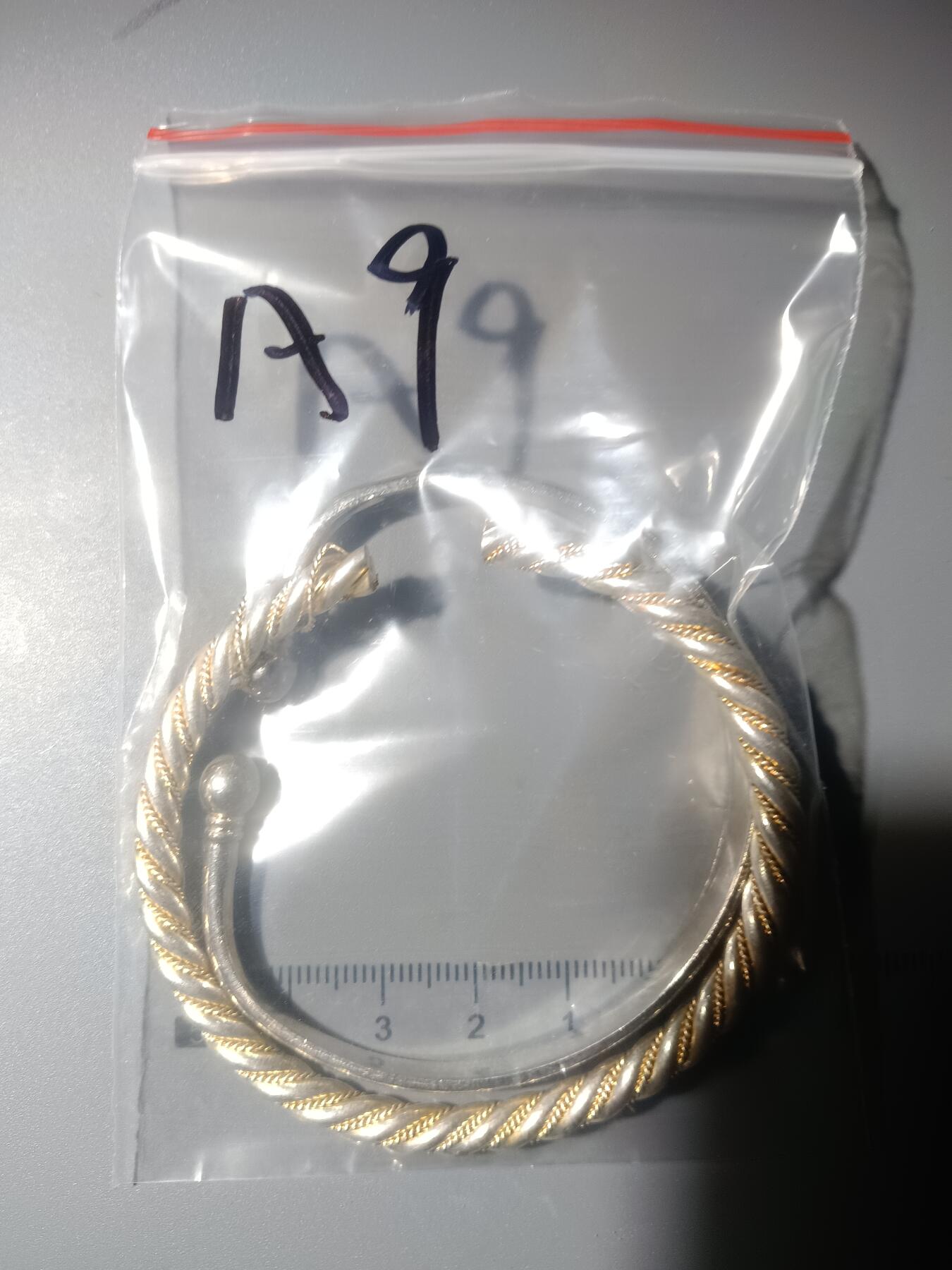 113期新疆红钱粟特钱币丝路钱币专场 A9回流手镯