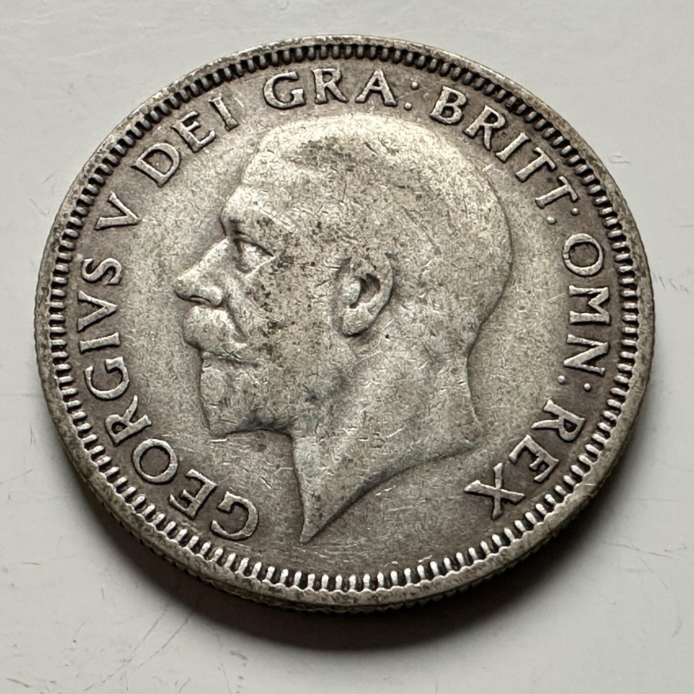 🌹外币初藏🌹🐯2026年第13场  每周二四六晚8️⃣点 接代拍  英国1934年1先令银币 5.65克50%银 b