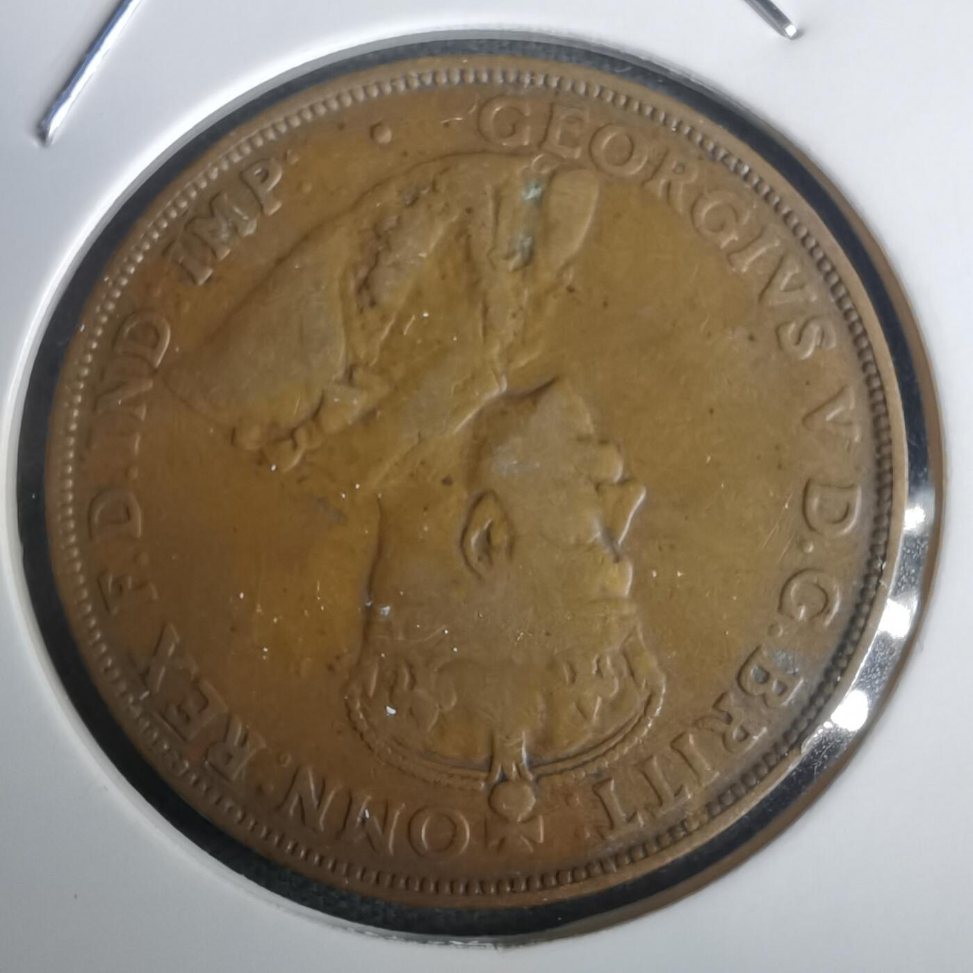 沼泽如烟--第976场 澳大利亚1920年1便士