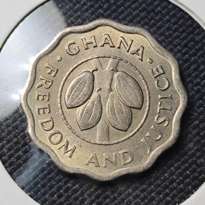 KK钱币收藏小铺  第390期  2月预留时间 周末发货 -  1967加纳2.5比塞塔