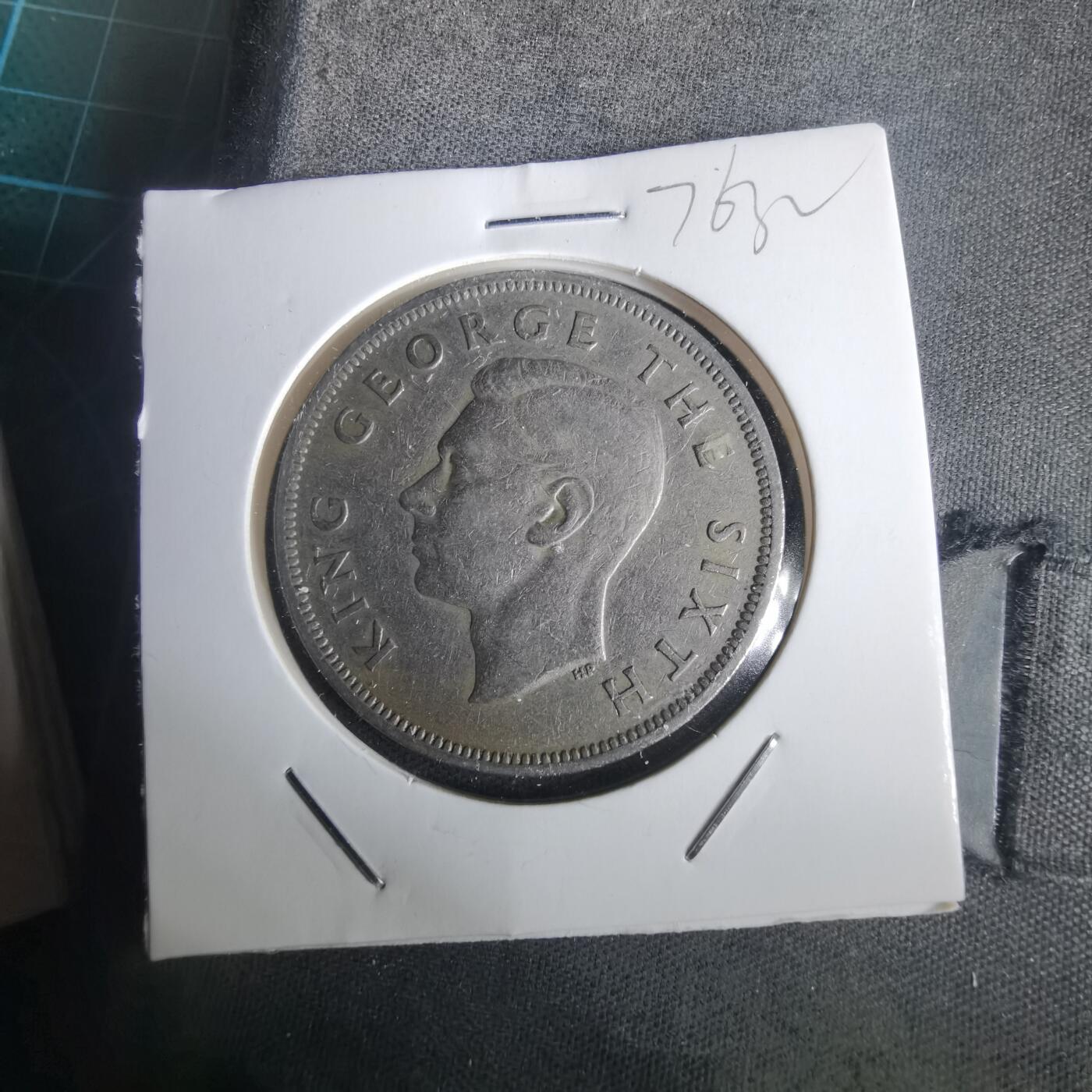 沼泽如烟--第976场 新西兰1949年半克朗