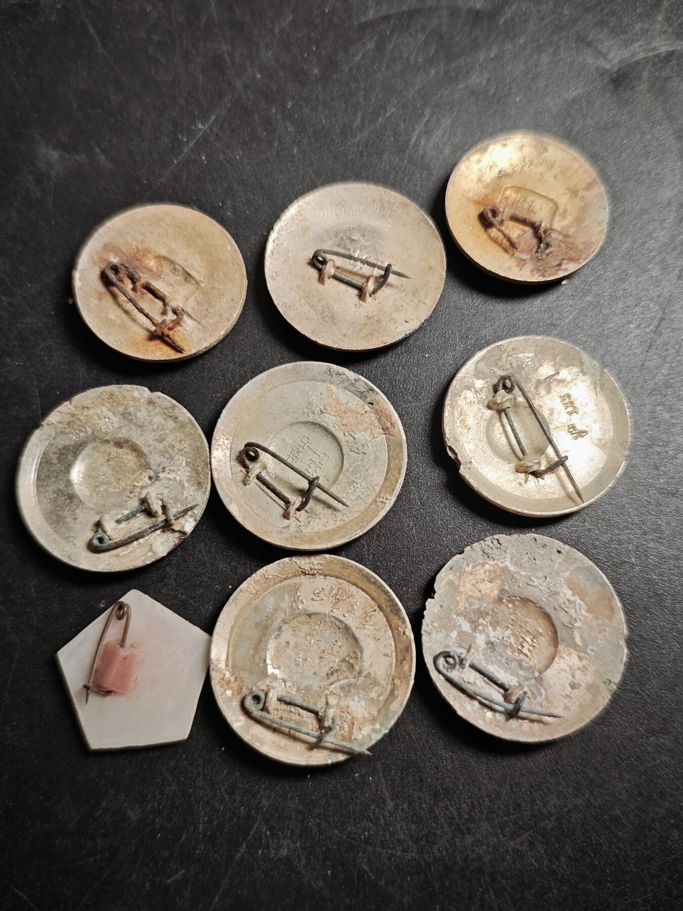 113期新疆红钱粟特钱币丝路钱币专场 12徽章一组9枚