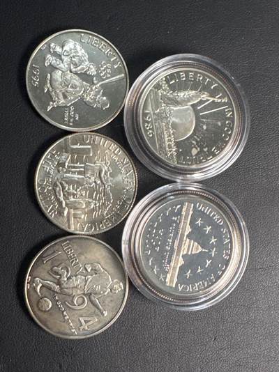 ❤️【币观天下】❤️ 第341期钱币拍卖- 2026.1.30周五晚上6点半场-长期征集拍品 春节前最后一场本场不能存放 节后恢复拍卖 - 美国铜镍纪念币5枚一组