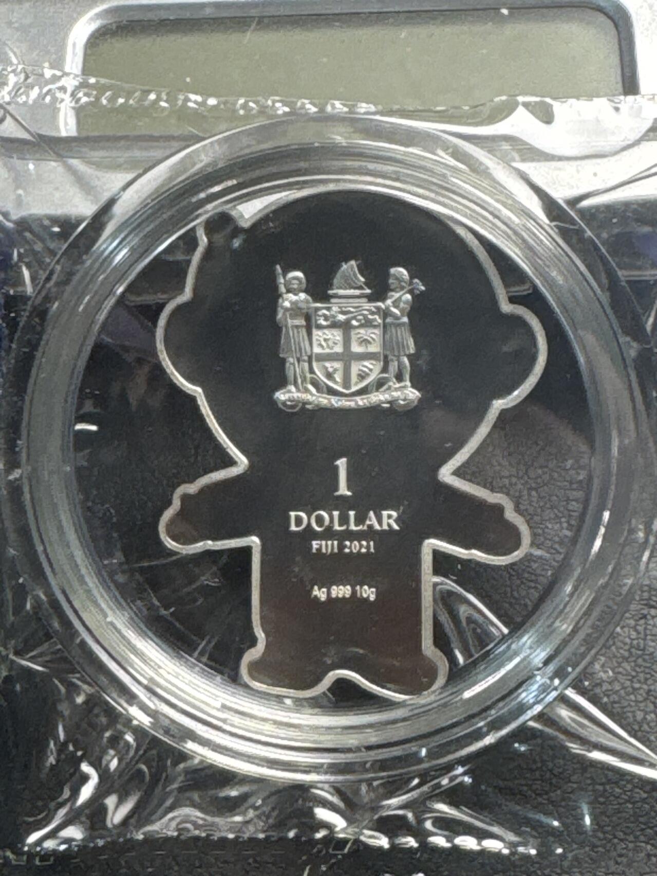 ❤️【币观天下】❤️ 第341期钱币拍卖- 2026.1.30周五晚上6点半场-长期征集拍品 春节前最后一场本场不能存放 节后恢复拍卖 斐济2021年太空宇航员异形纪念银币10克盒证齐全