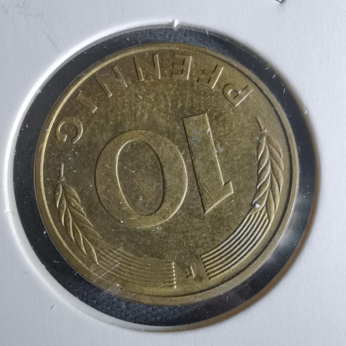 沼泽如烟--第979场 德国1995年10芬尼