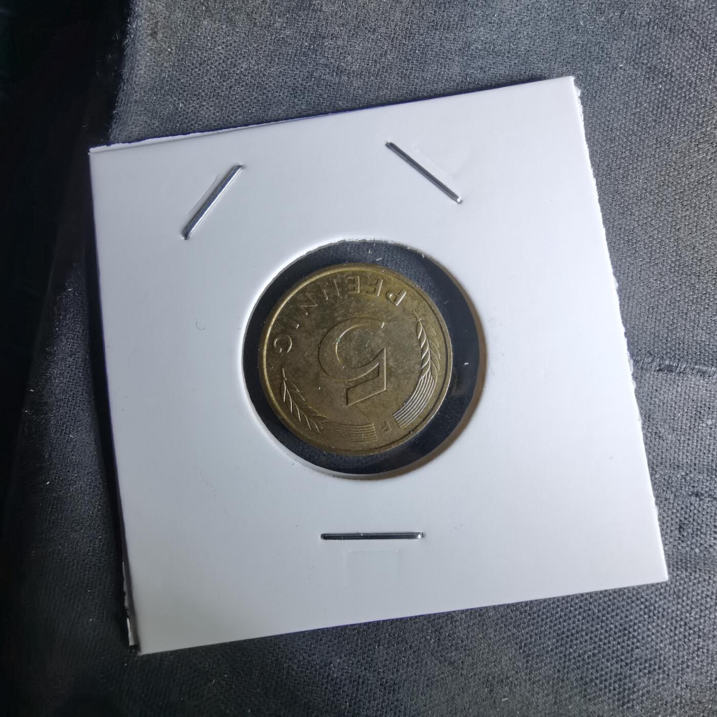 沼泽如烟--第978场 德国1989年5芬尼