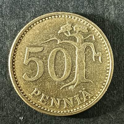 逸泉钱币2026第十四场世界各国散币纪念币A1214-1613 - 1291 芬兰50芬妮