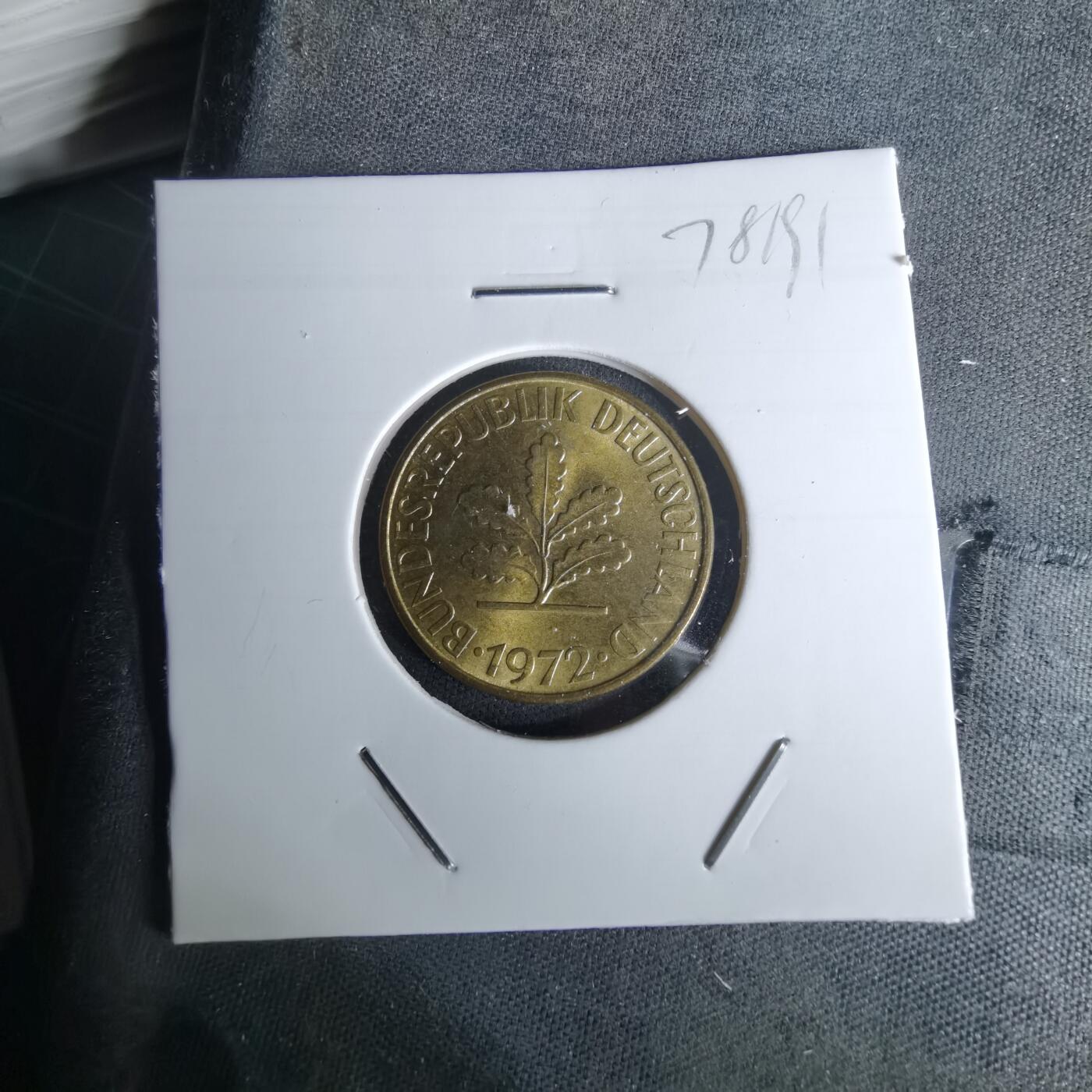 沼泽如烟--第978场 德国1972年10芬尼