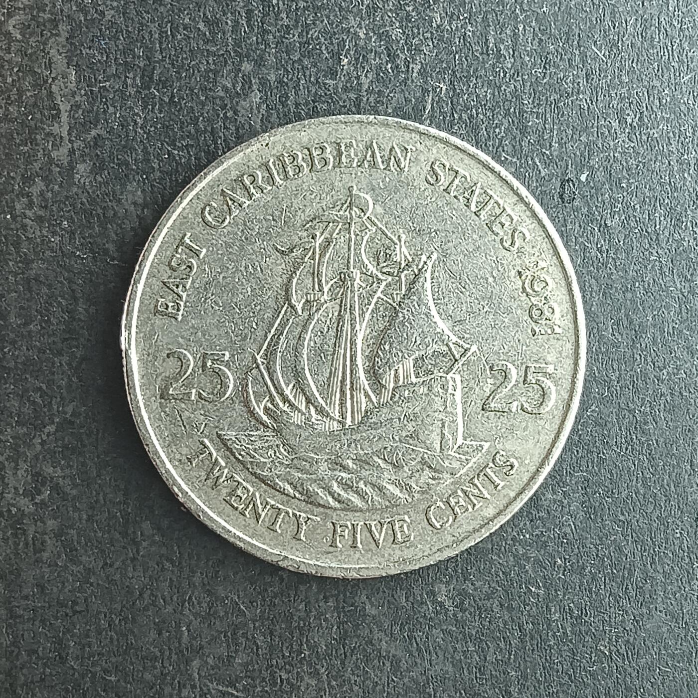 逸泉钱币2026第十四场世界各国散币纪念币A1214-1613 1303 东加勒比25分