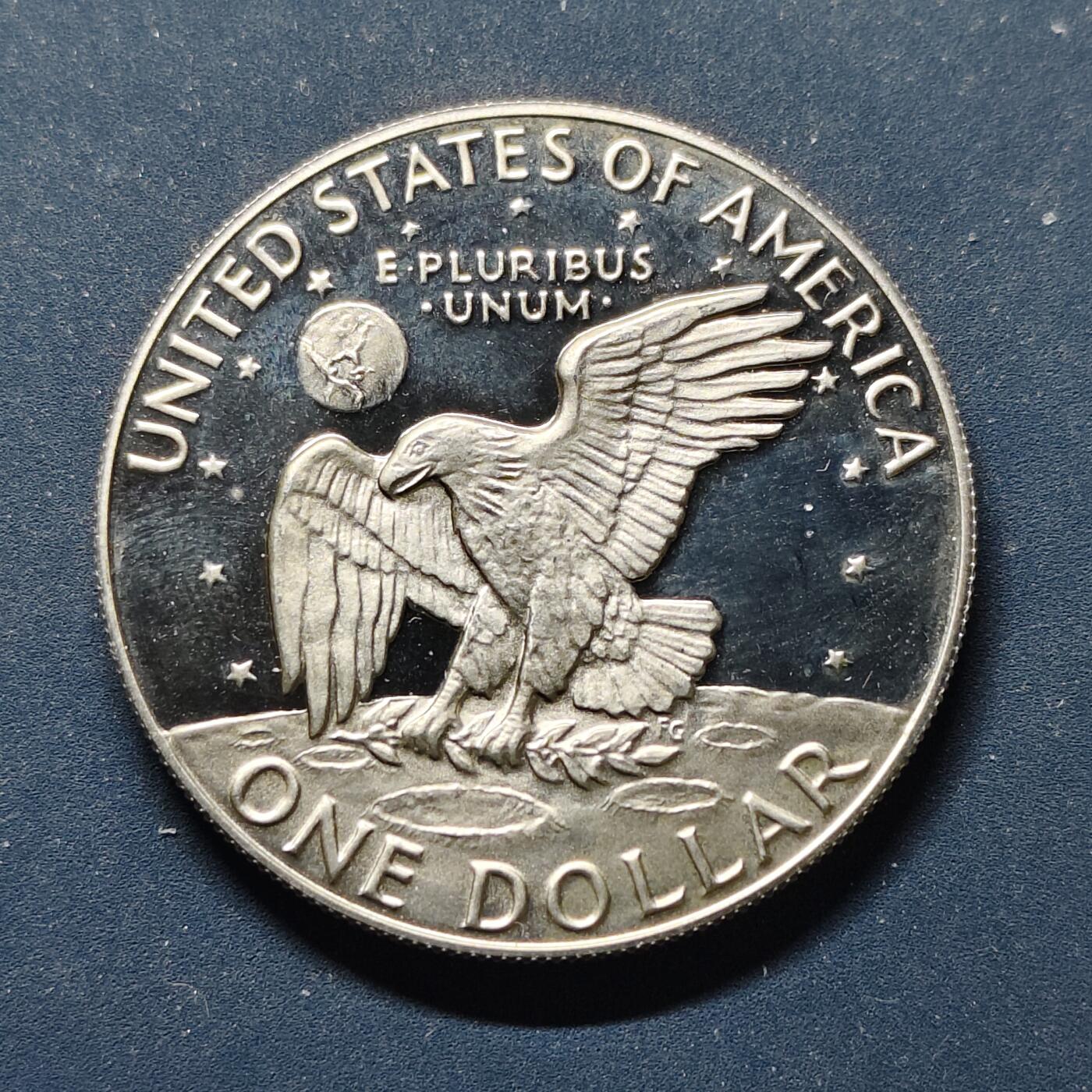 【全场包邮】纯粹捡漏拍498场-持续更新中 美国1978年1元艾森豪威尔精制币