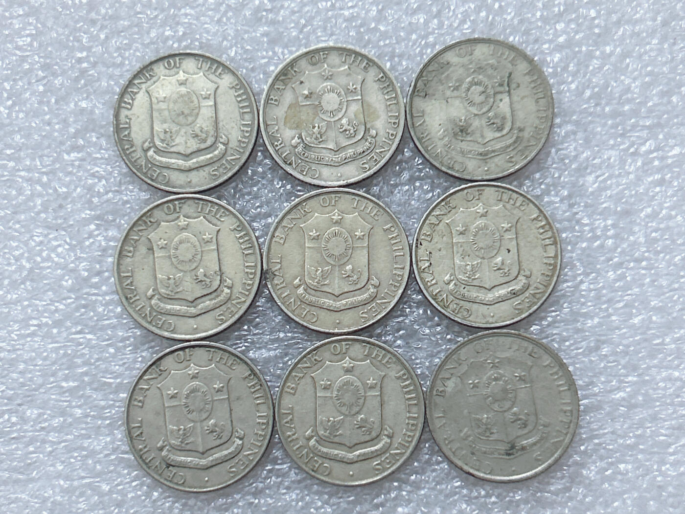 第一海外回流一元起拍收藏 散集专场  第296期 菲律宾打铁女神10分硬币 9枚