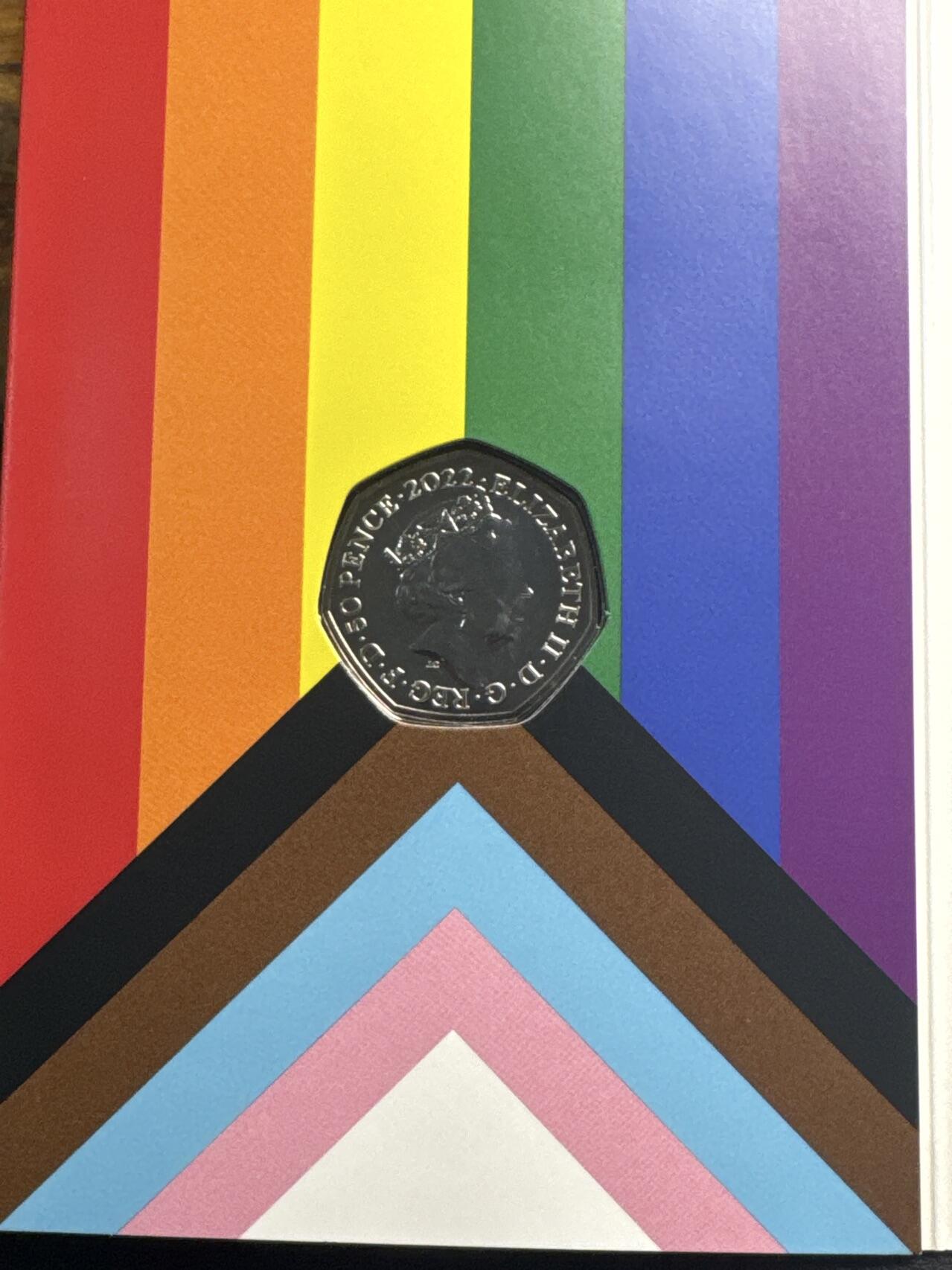 ❤️【币观天下】❤️ 第341期钱币拍卖- 2026.1.30周五晚上6点半场-长期征集拍品 春节前最后一场本场不能存放 节后恢复拍卖 获奖币 英国2022年彩色伦敦50便士纪念卡币