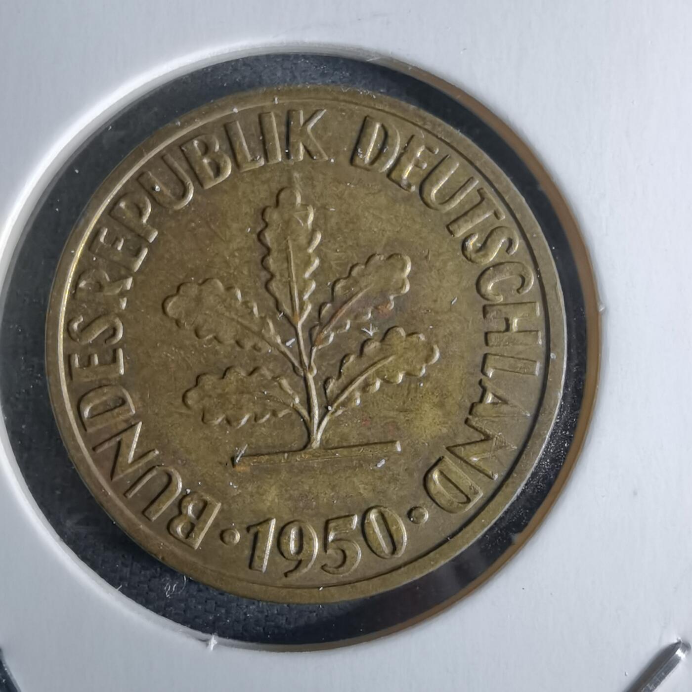 沼泽如烟--第979场 德国1950年10芬尼