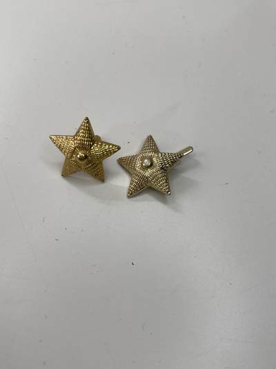 新时代收藏徽章红藏拍卖(第三十场)  徽章纸品证书杂项 - 两颗领章星星