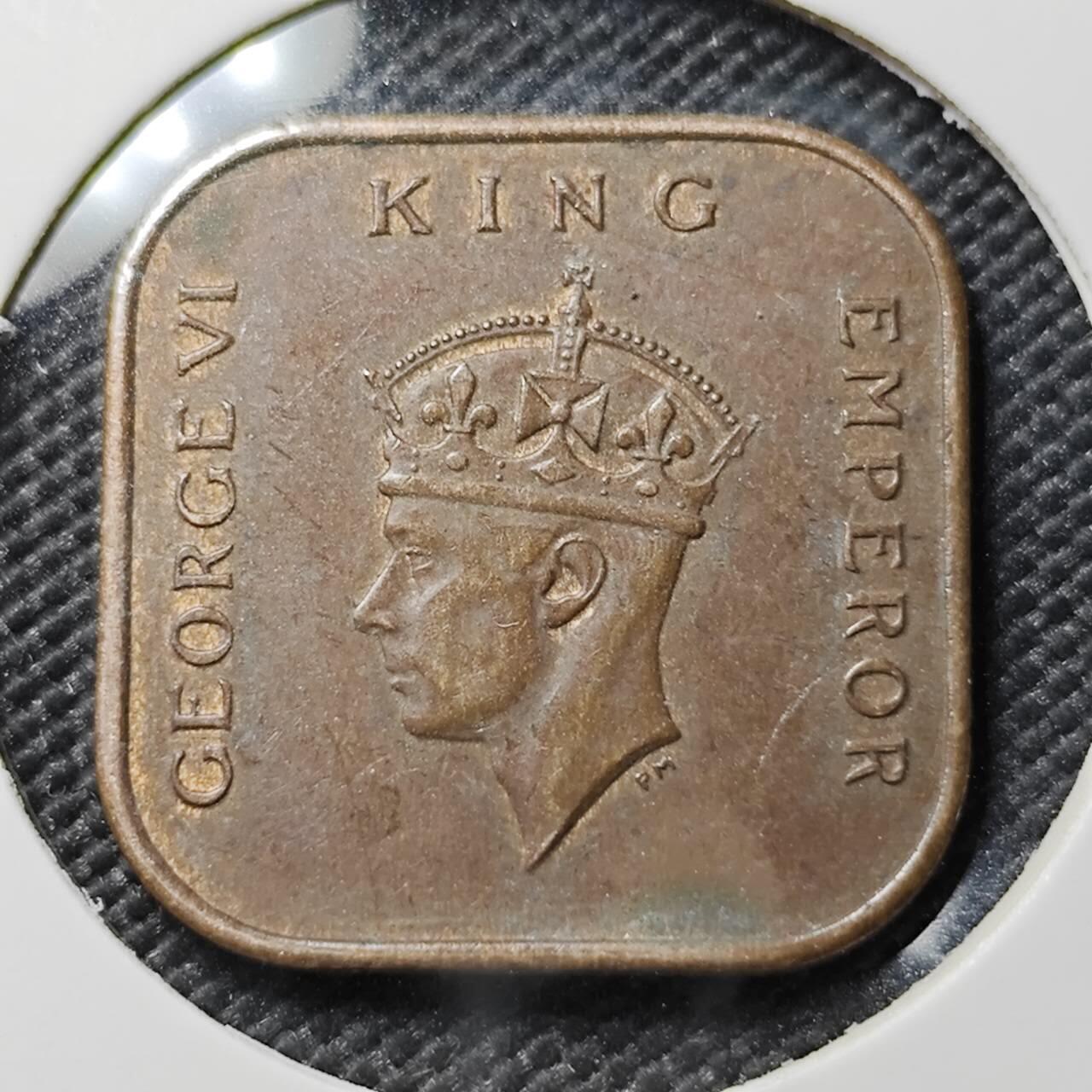 KK钱币收藏小铺  第390期  2月预留时间 周末发货  马来亚一分铜币