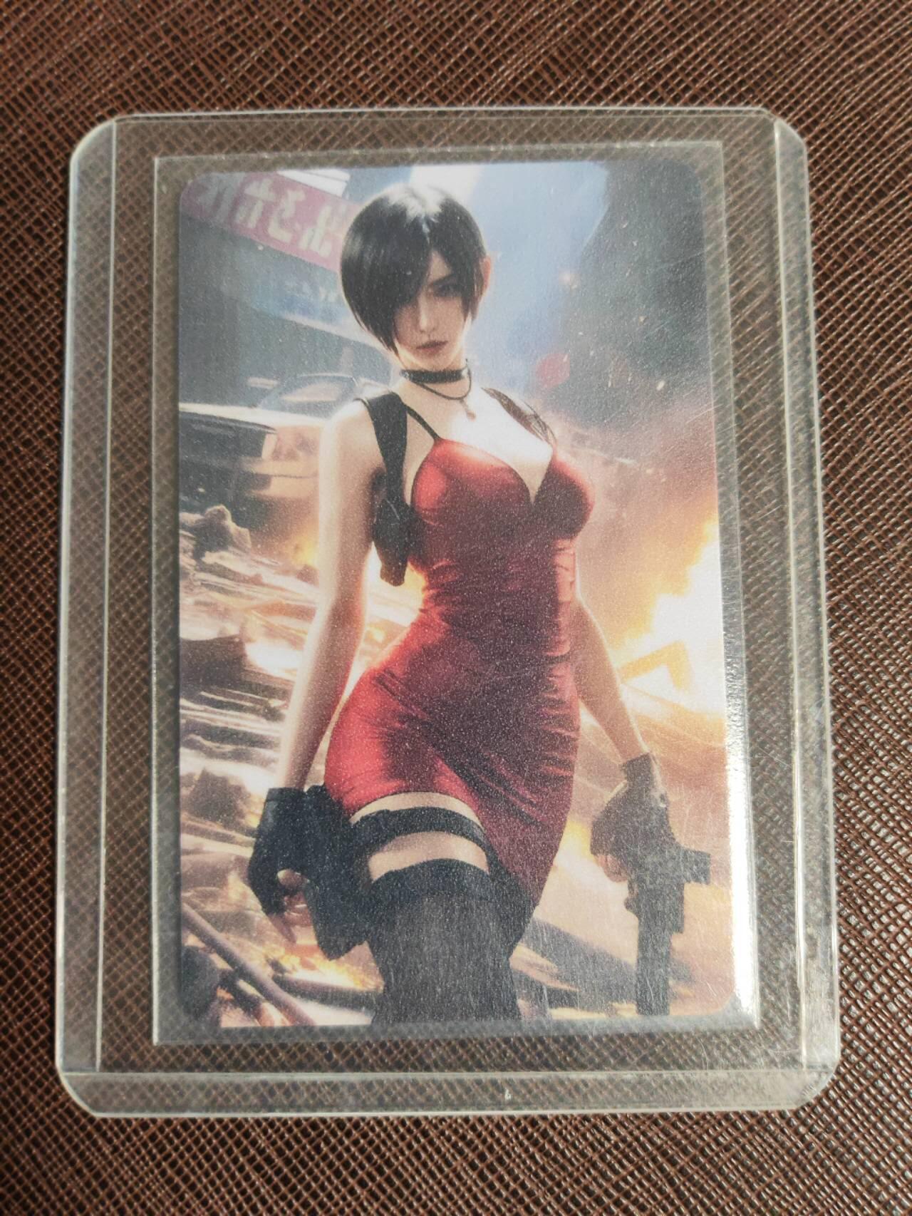 阳大大卡牌拍卖第96期（持续收拍品，周五晚上九点截拍，进群福利早知道） 生化危机 艾达・王 食品卡 硬普卡 带卡膜卡夹