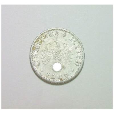 德国第三帝国1940年D版50芬尼 好品 - 德国第三帝国1940年D版50芬尼 好品