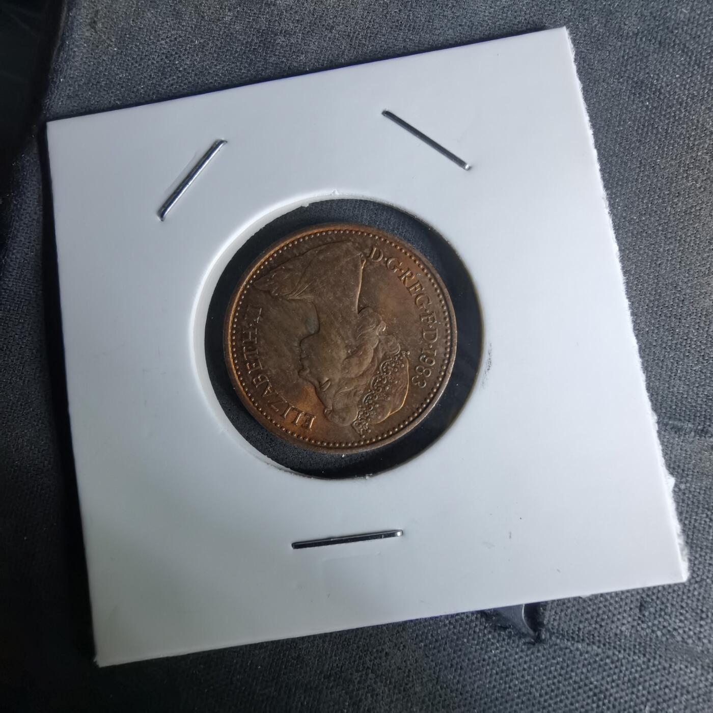 沼泽如烟--第978场 英国1983年1便士