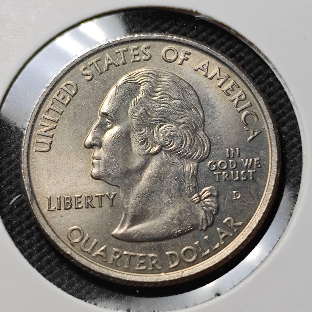 KK钱币收藏小铺  第390期  2月预留时间 周末发货  美国25分纪念币