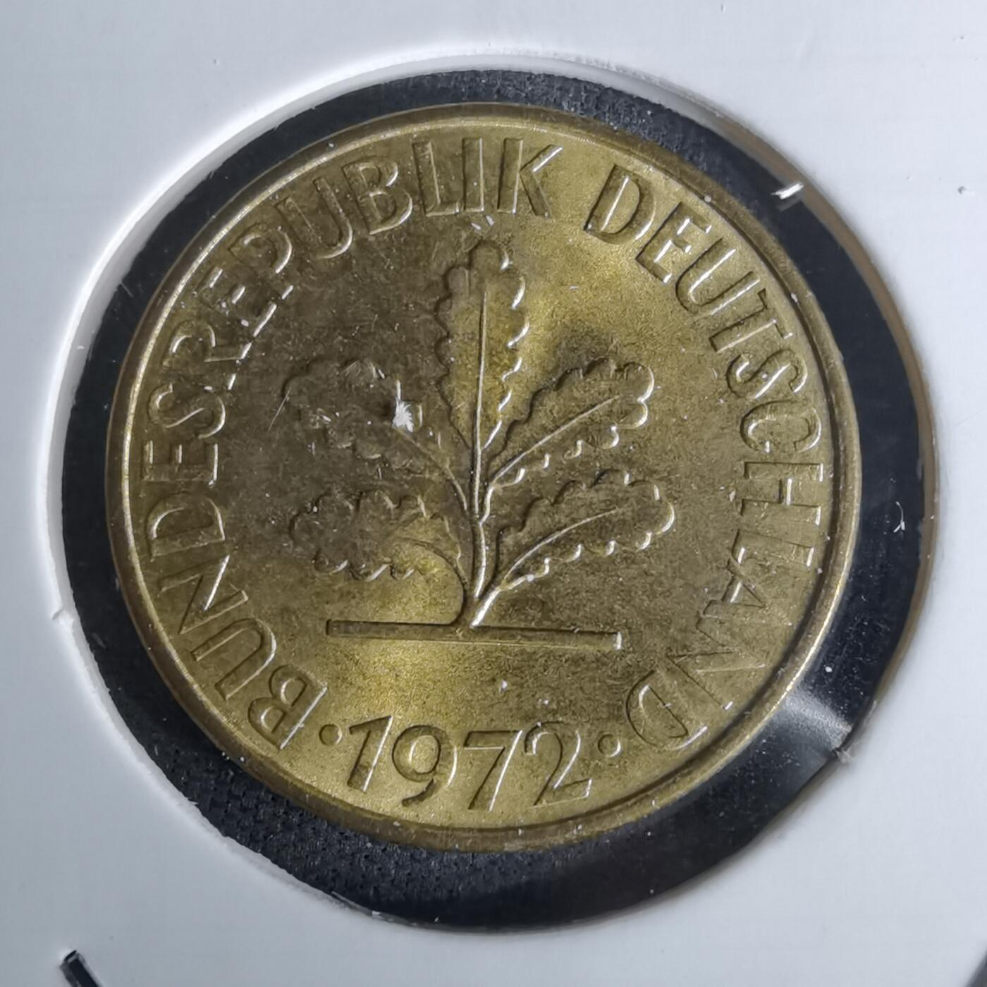 沼泽如烟--第978场 德国1972年10芬尼