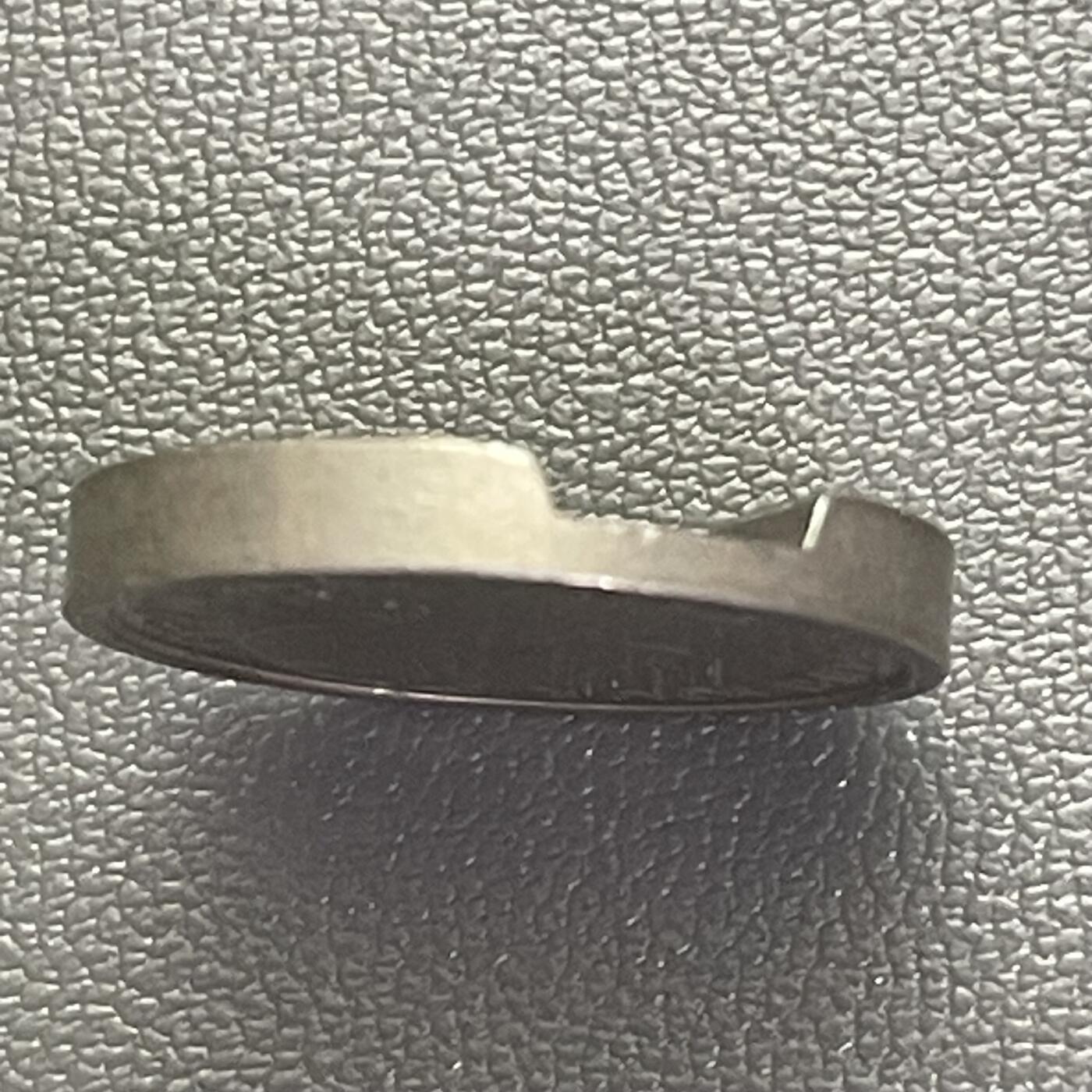 回流0201 法国官方改制1937年1法郎硬币而成的公用电话代用币