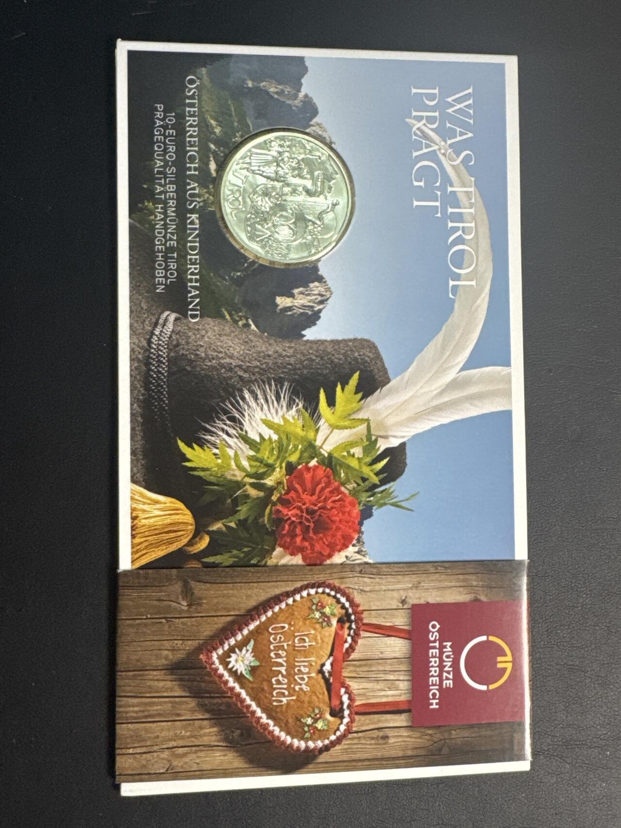 ❤️【币观天下】❤️ 第341期钱币拍卖- 2026.1.30周五晚上6点半场-长期征集拍品 春节前最后一场本场不能存放 节后恢复拍卖 奥地利联邦省系列银币 原厂封装卡册(面值10欧，重量17.3克)2014年萨尔兹堡